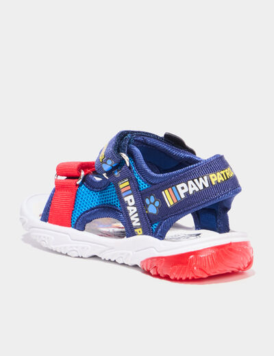 Sandales lumineuses Pat Patrouille bleu marine gar&ccedil;on
