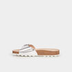 Mules Kickers Kickeyra gris argent femme