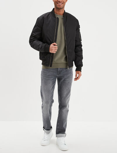 Blouson bomber déperlant Liberto noir homme