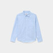 Chemise manches longues coton bleu ciel gar&ccedil;on