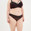 String dentelle rose framboise femme grande taille