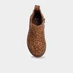 Boots chelsea zipp&eacute;es camel fille