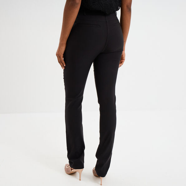 pantalon stretch taille haute mosquitos noir femme Pantalon stretch taille haute Mosquitos noir femme