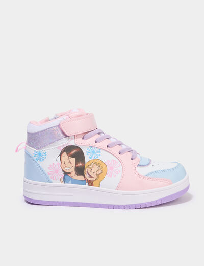Baskets montantes Les Sisters multicolore fille