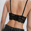 Soutien-gorge foulard en dentelle noir femme