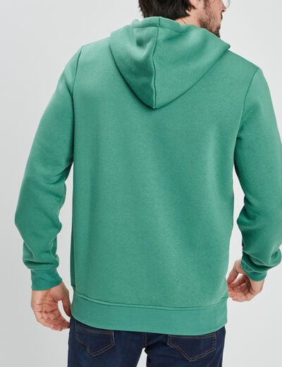 Sweat à capuche hoodie Creeks vert homme