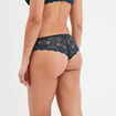 Shorty en dentelle bleu canard femme