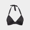 Haut de maillot de bain forme triangle noir femme