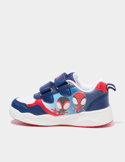 Baskets running lumineuses Spider-Man bleu gar&ccedil;on