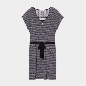 robe droite ceinturee ecru femmegt Robe droite ceinturée ecru femme grande taille