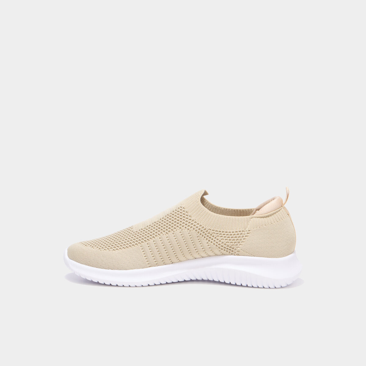 Baskets running &eacute;lastiqu&eacute;es slip-on sable femme