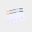 Lot 5 paires chaussettes de sport blanc gar&ccedil;on