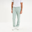 Pantalon chino droit stretch vert pastel homme