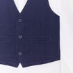 Ensemble 3 pi&egrave;ces chemise veste noeud bleu marine gar&ccedil;on