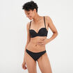 Soutien-gorge bandeau multiposition noir femme