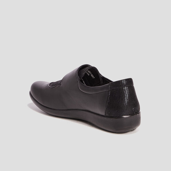 Loafers à scratch noir femme