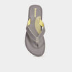 Tongs Isotoner gris homme