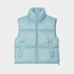 Doudoune sans manches imperméable vert femme