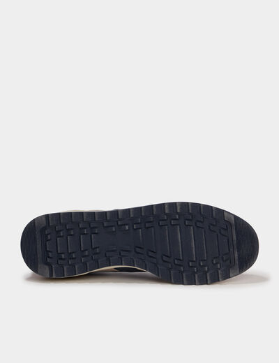 Tennis basses &agrave; lacets sable homme