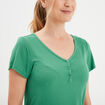 Ensemble pyjama manches courtes 2 pi&egrave;ces vert femme