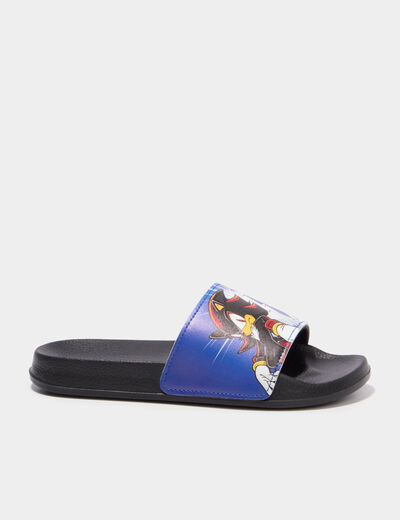 Claquettes Sonic bleu gar&ccedil;on