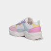 Baskets running semelle m&eacute;moire de forme multicolore fille