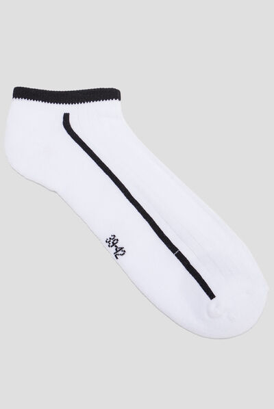 Lot 4 paires de chaussettes blanc homme