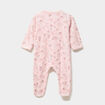 Dors-bien effet velours manches longues rose clair b&eacute;b&eacute;