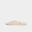 Tongs Ipanema jaune or femme