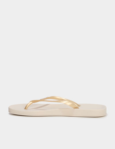 Tongs Ipanema jaune or femme