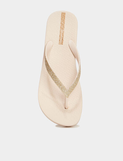 Tongs plateformes Ipanema sable femme