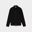 Veste polaire zipp&eacute; col montant noir homme