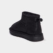 Bottines fourr&eacute;es plates noir fille