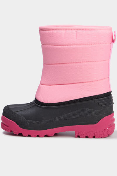 Bottes de neige fourr&eacute;es rose fille