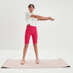 Legging cycliste taille haute rose vif femme