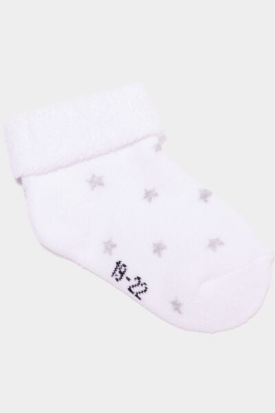 Lot 3 paires chaussettes blanc b&eacute;b&eacute;