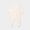 Dors-bien effet velours manches longues creme b&eacute;b&eacute;