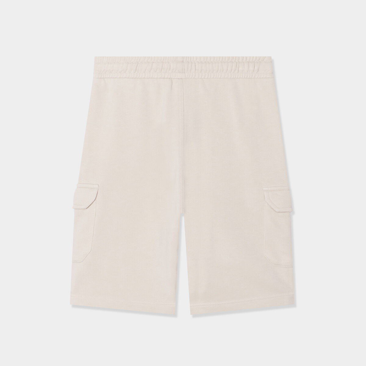 Short droit beige garçon