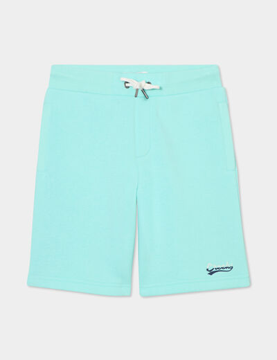 Short de jogging regular bleu turquoise garçon