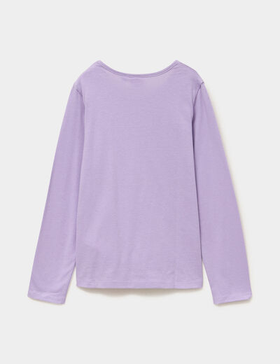 Ensemble pyjama coton Les Sisters parme fille