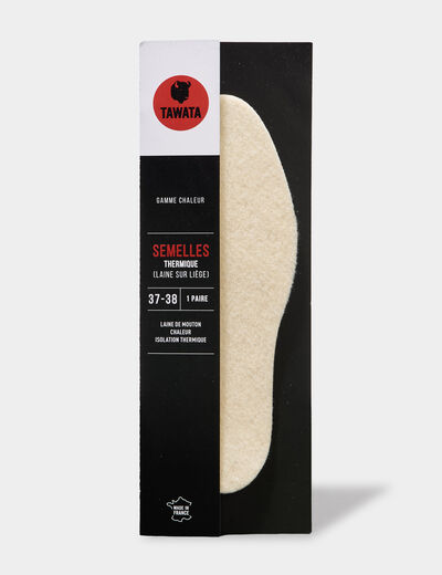 Semelles thermiques Tawata sable mixte