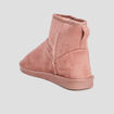 Bottines fourrées rose femme