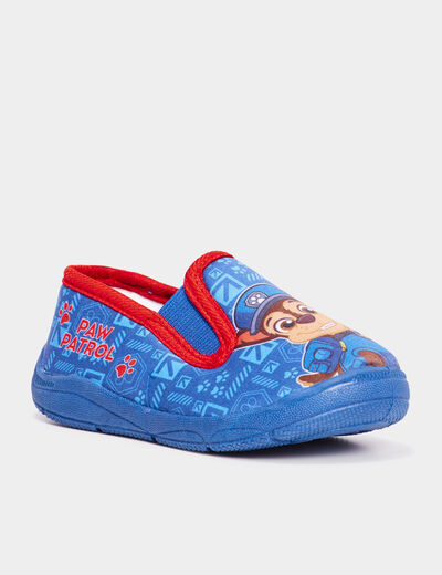 Chaussons élastiqués Pat Patrouille bleu garçon