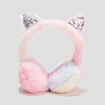 Cache-oreilles sequins fausse fourrure multicolore fille