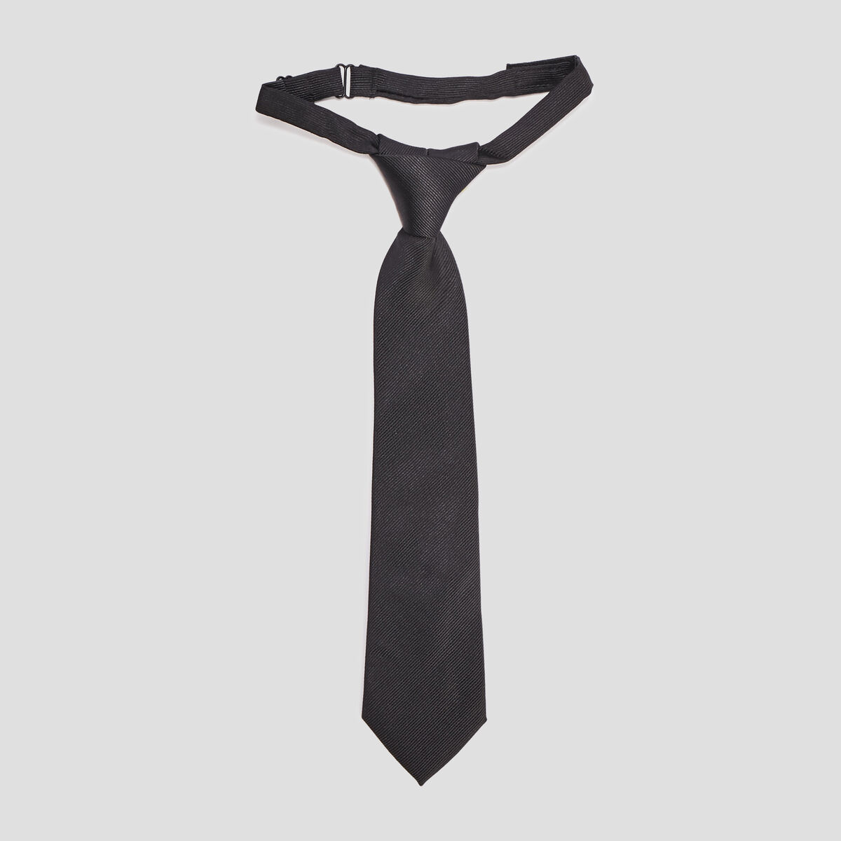 Cravate ajustable noir garçon