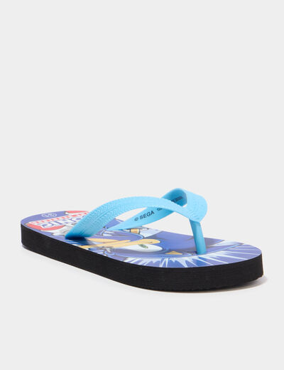 Tongs Sonic bleu gar&ccedil;on
