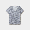 T-shirt manches courtes ecru femme grande taille