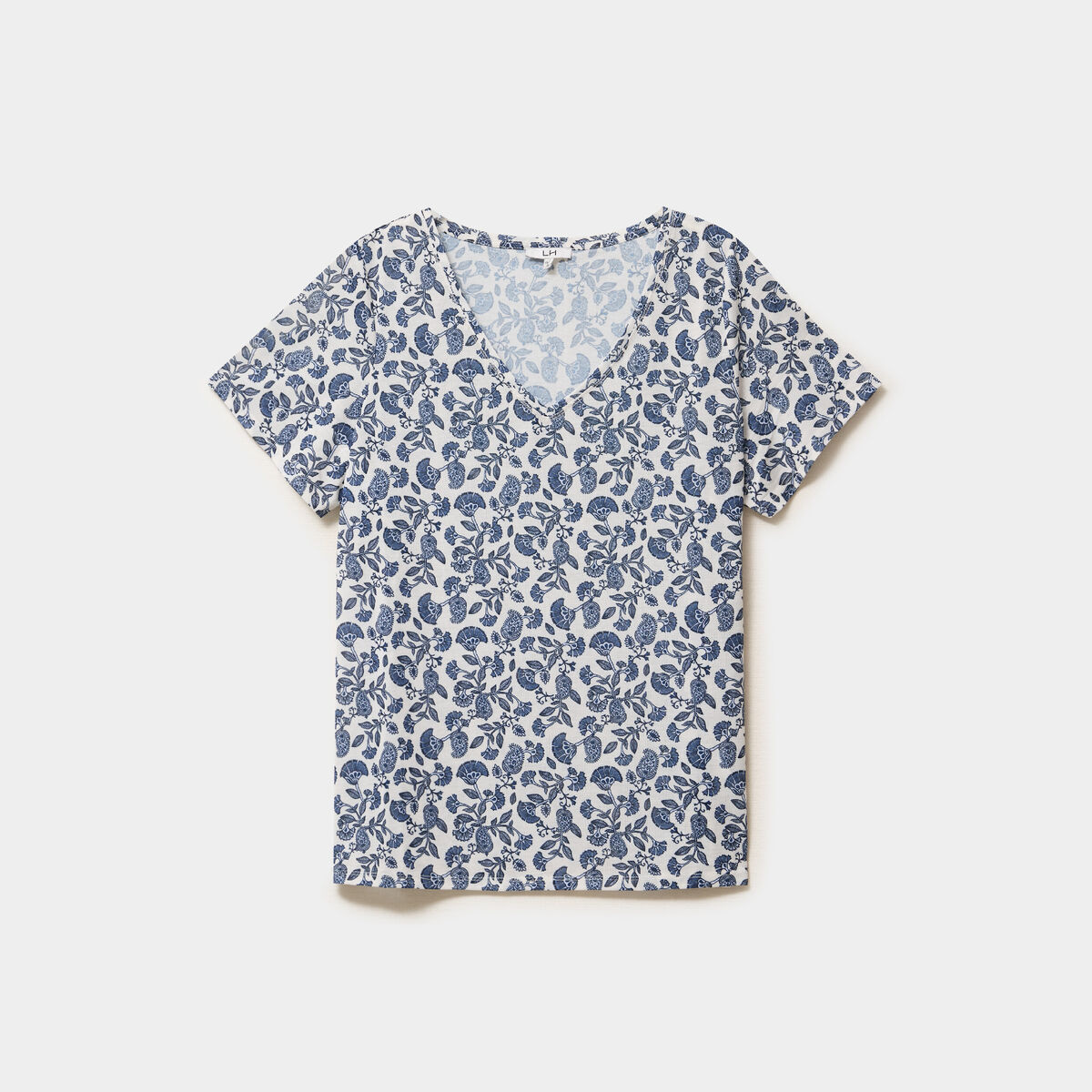 T-shirt manches courtes ecru femme grande taille