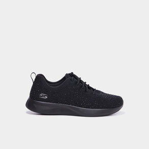 baskets running a strass skechers noir femme Baskets running à strass Skechers noir femme