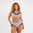 Soutien-gorge corbeille microfibre blanc femme grande taille
